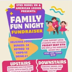 Family Fun Night Fundraiser at the American Legion Lake Tahoe