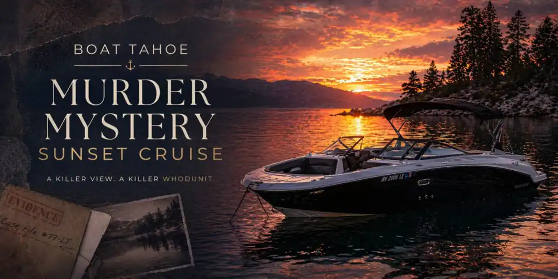 Boat Tahoe Murder Mystery Sunset Cruise Lake Tahoe