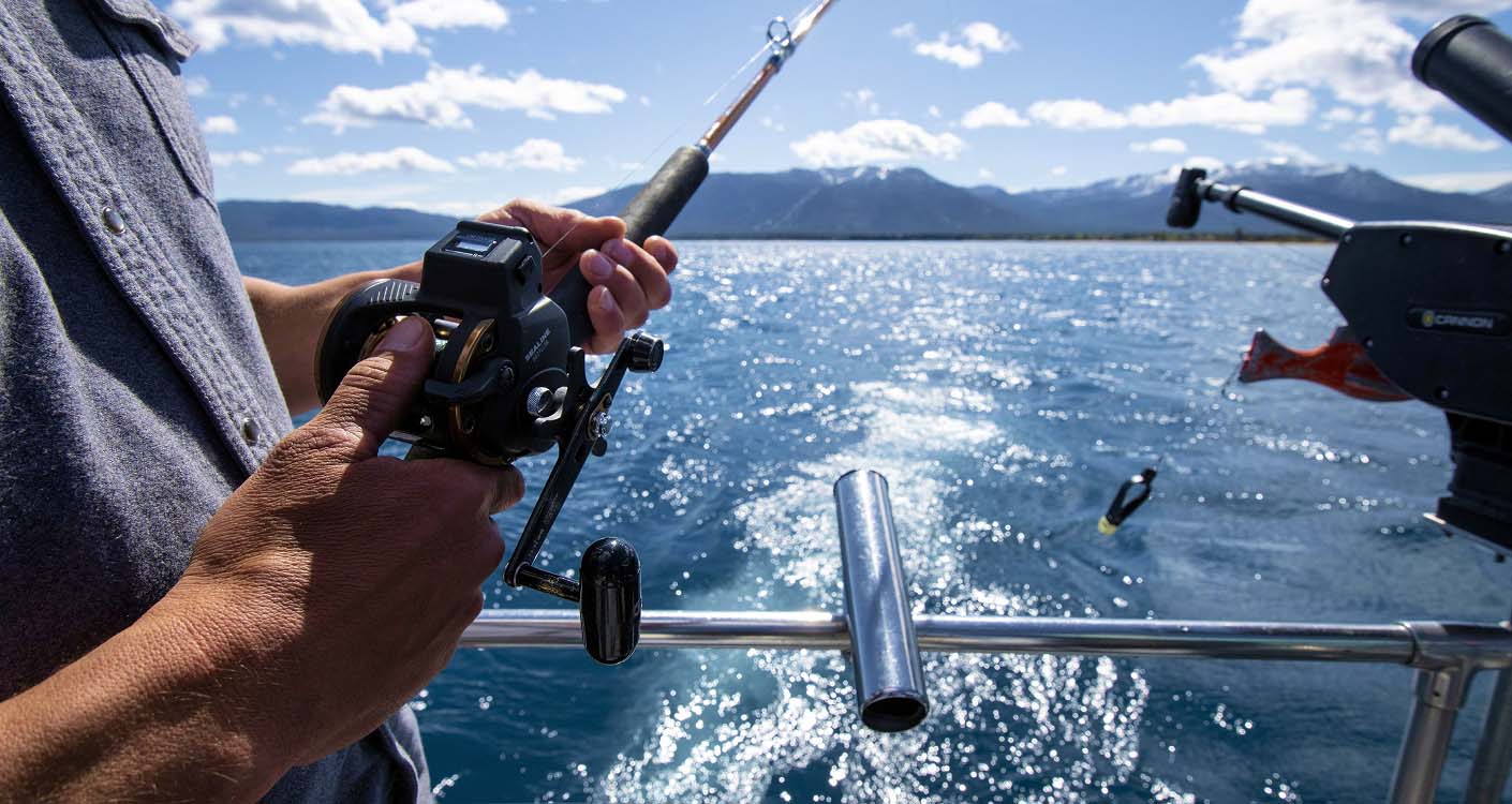 boat fishing at south lake tahoe