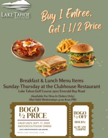 Lake Tahoe Golf Course Restaurant