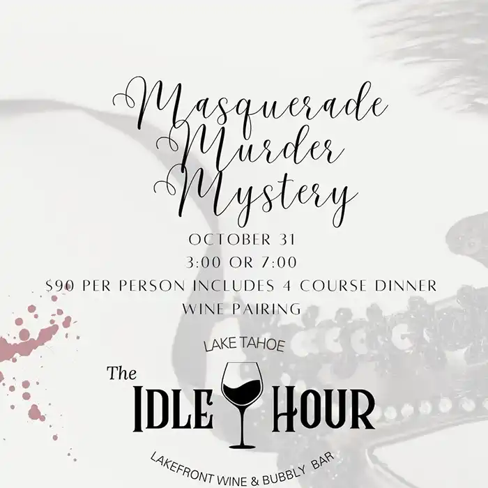 Masquerade Murder Mystery Dinner & Wine Pairing at the Idle Hour