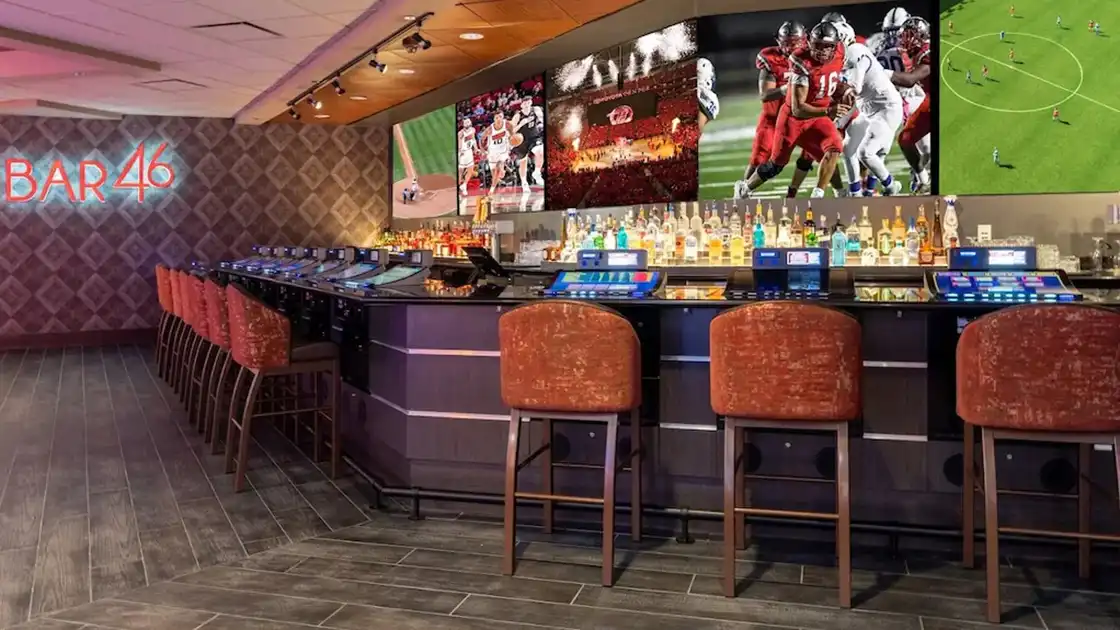 Bar 46 inside Golden Nugget Lake Tahoe