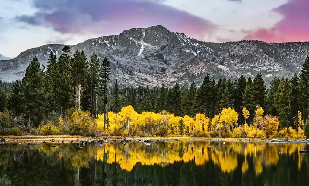 Fall Mt Tallac Lake Tahoe